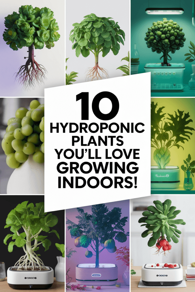 10 Hydroponic Plants You’ll Love Growing Indoors!