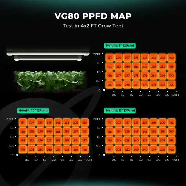 Mars Hydro VG80 LED T5 Grow Lights For Seedling Veg and Cloning