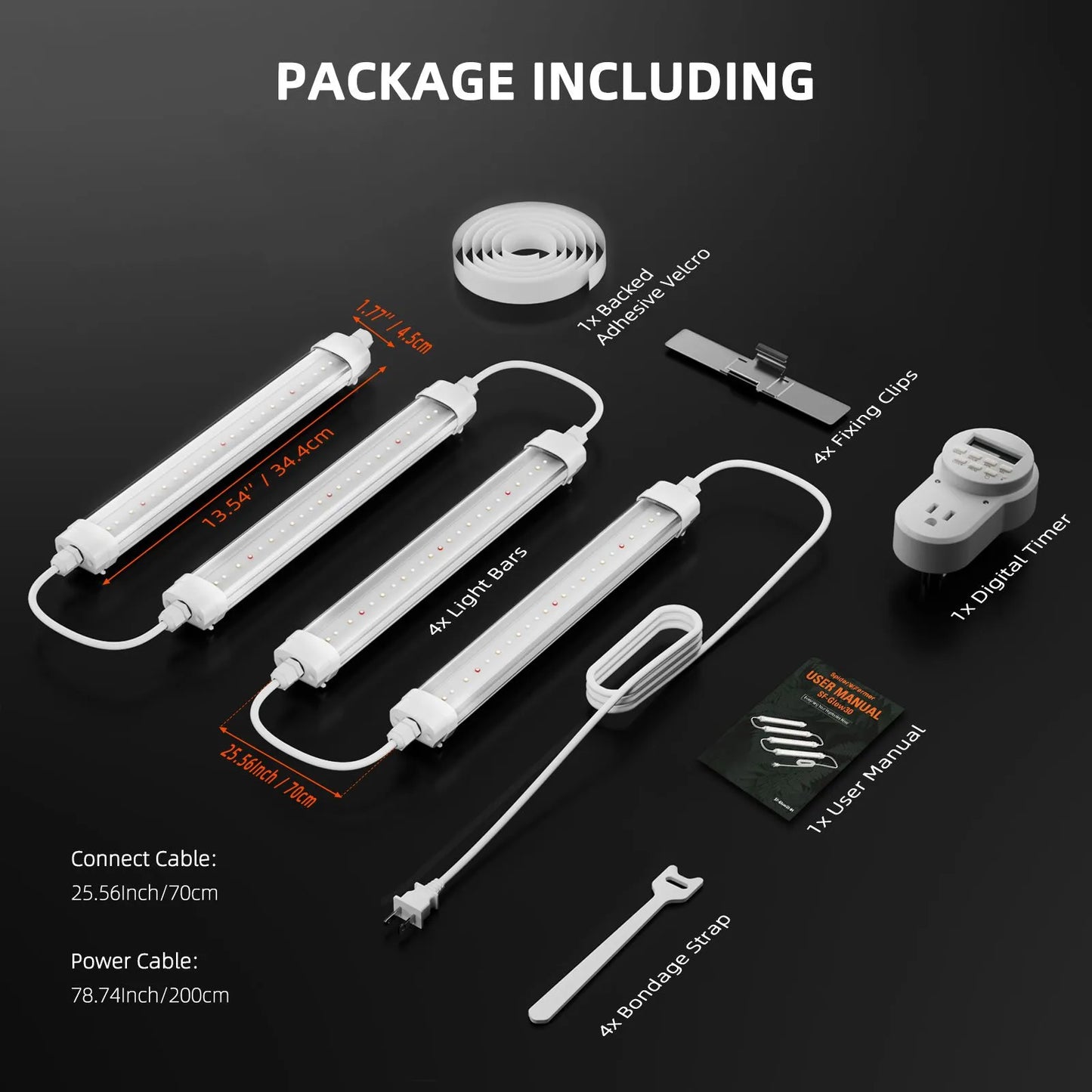 Barres LED Supplémentaires à Spectre Complet Spider Farmer® Glow30
