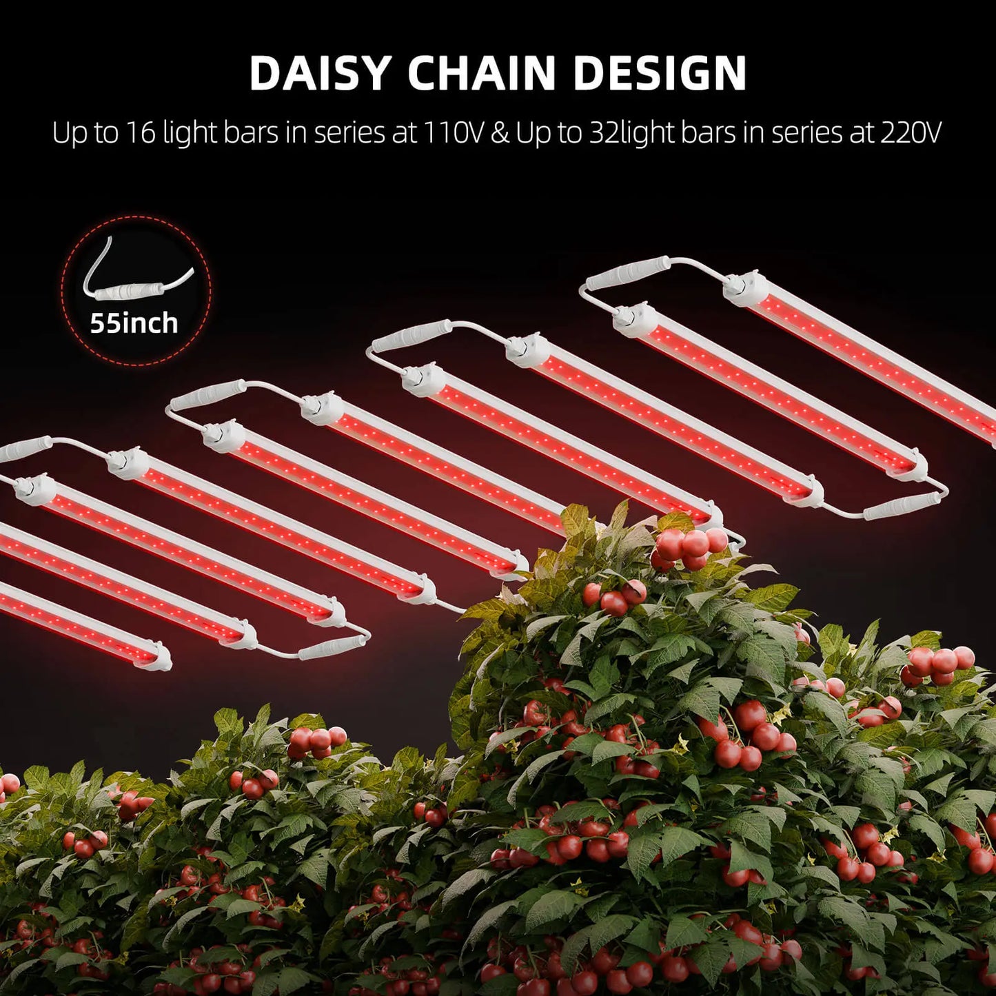Spider Farmer® GlowR40 Spectre Rouge Profond 660 nm LED de Croissance Supplémentaire