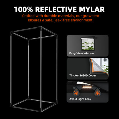 Spider Farmer® SF1000 301H EVO | 70cm x 70cm Mini Greenhouse Kit