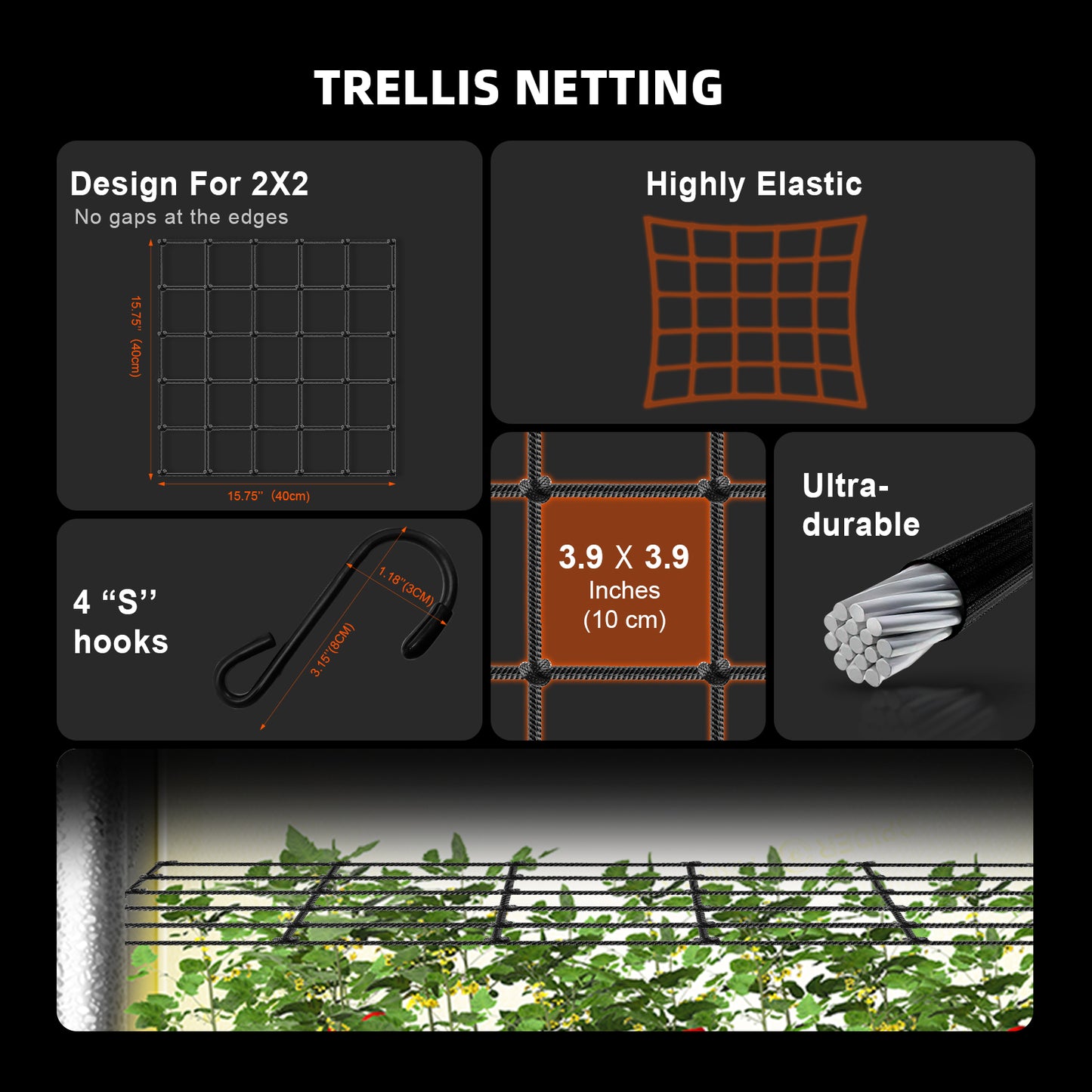 Spider Farmer® SF1000 301H EVO | 70cm x 70cm Mini Greenhouse Kit