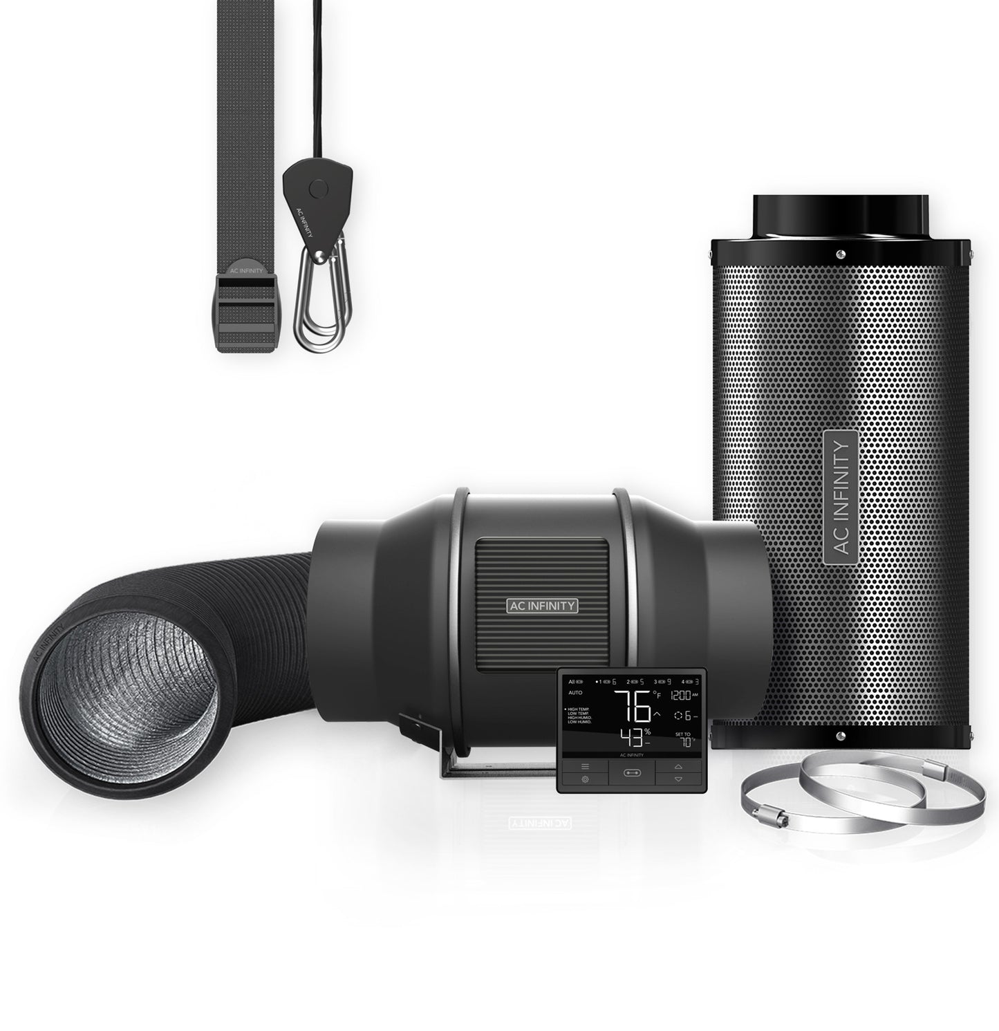 Kit de filtration d'air AC Infinity AIR FILTRATION KIT PRO 6 pouces