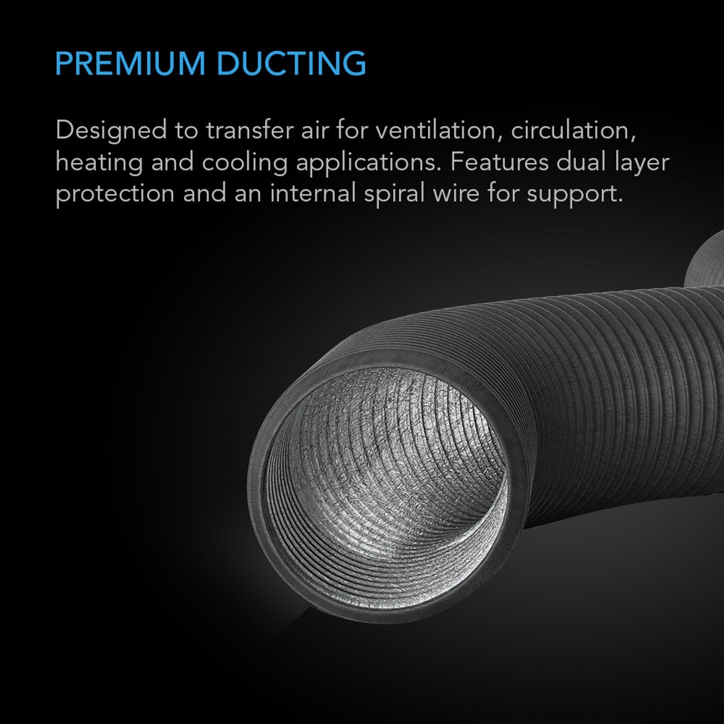 Conduit flexible de 4 pouces