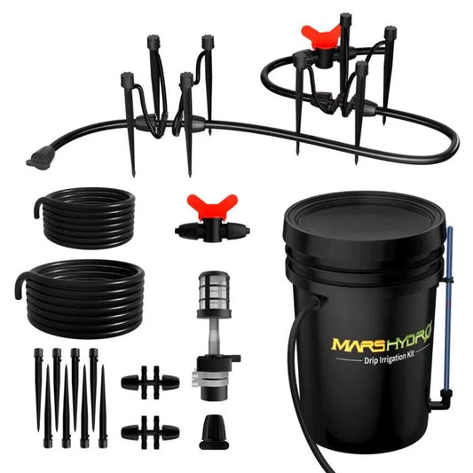 Kits d'irrigation goutte-à-goutte Mars Hydro pour 8 plantes en culture intérieure