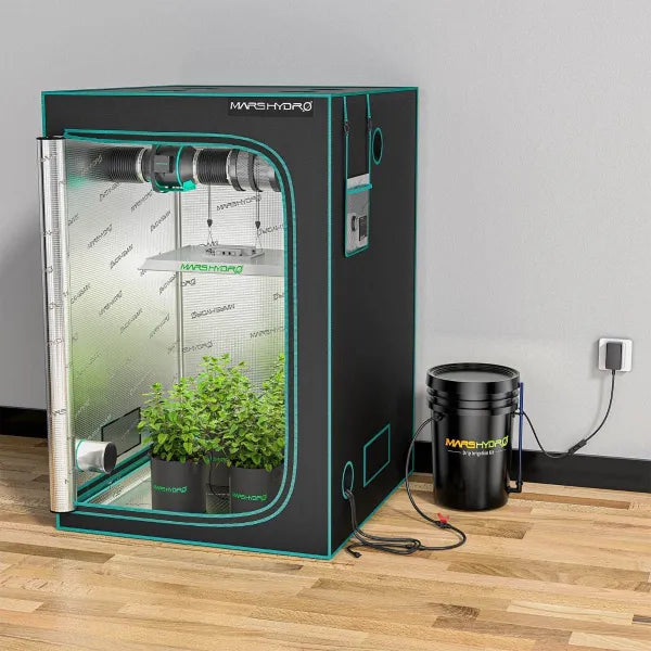 Kits d'irrigation goutte-à-goutte Mars Hydro pour 8 plantes en culture intérieure