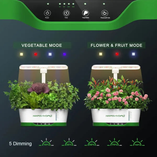 Système de culture hydroponique LED Mars Hydro HYDROLINE12 pour semis et clonage