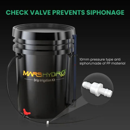 Kits d'irrigation goutte-à-goutte Mars Hydro pour 8 plantes en culture intérieure