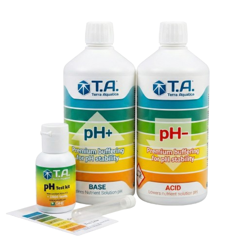 Terra Aquatica pH Kit Bundle - pH Test Kit, pH Up, pH Down