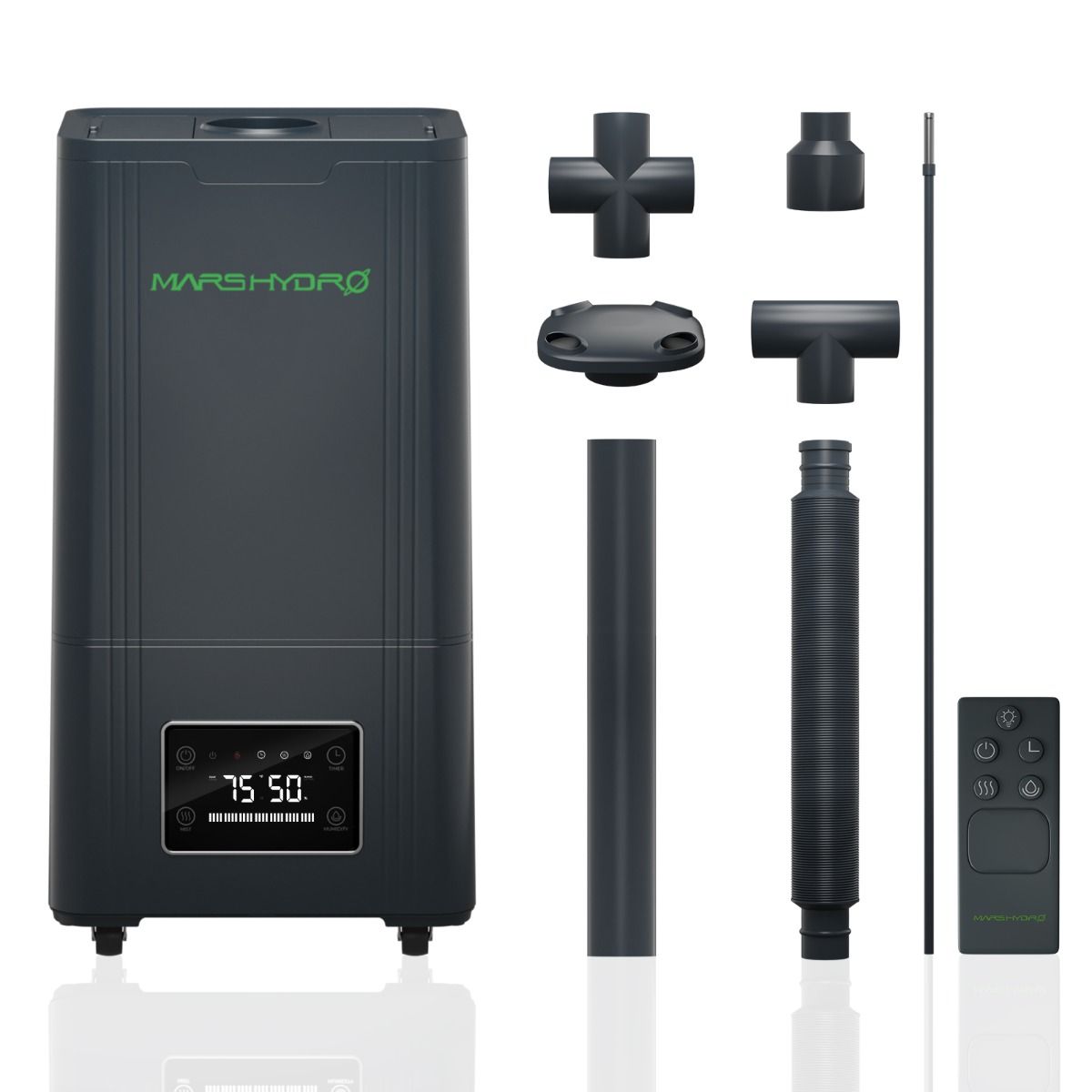 Mars Hydro 15L Large Humidifier for Plants with Ultrasonic Cool Mist, Temperature Humidity Sensor & Remote Control