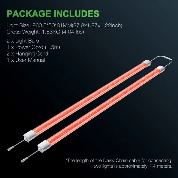 Mars Hydro VG80 Red LED Grow Light Supplemental 650-665NM Extended Spectrum