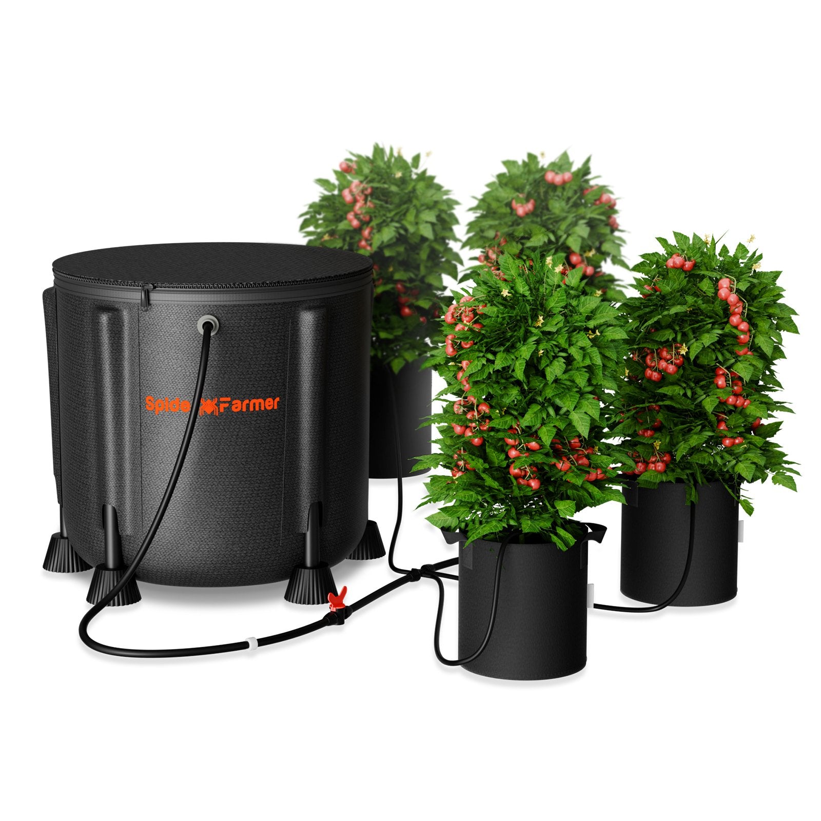 Spider Farmer® Automatic Drip Irrigation System for Plants Water Pump with 8 Drip Emitters