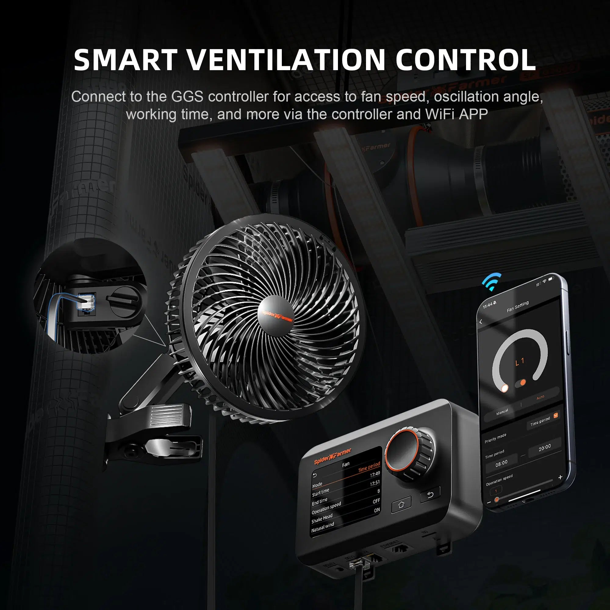 Spider Farmer® G3000 | 90cm x 90cm Mini Greenhouse Kit